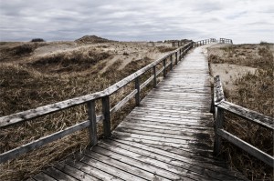 bridge to beach